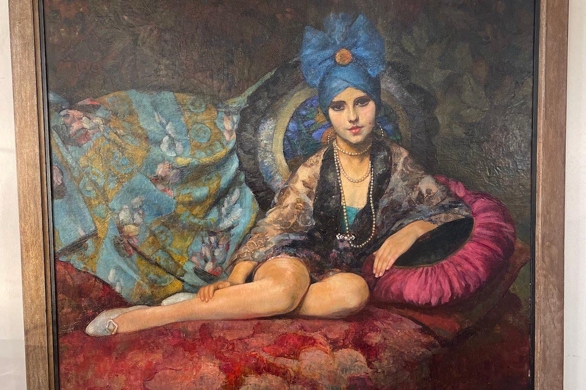 Cane Early 20th Century Orientalist Painting For Sale