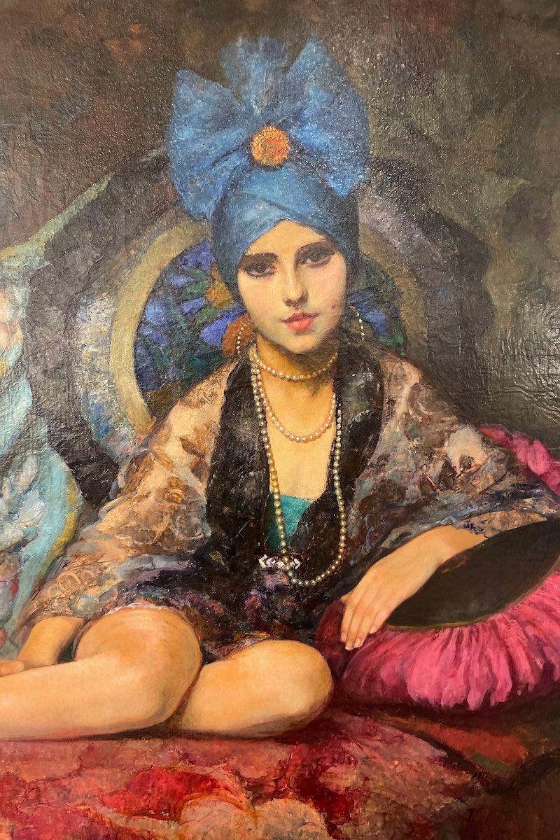 Early 20th Century Orientalist Painting For Sale 2