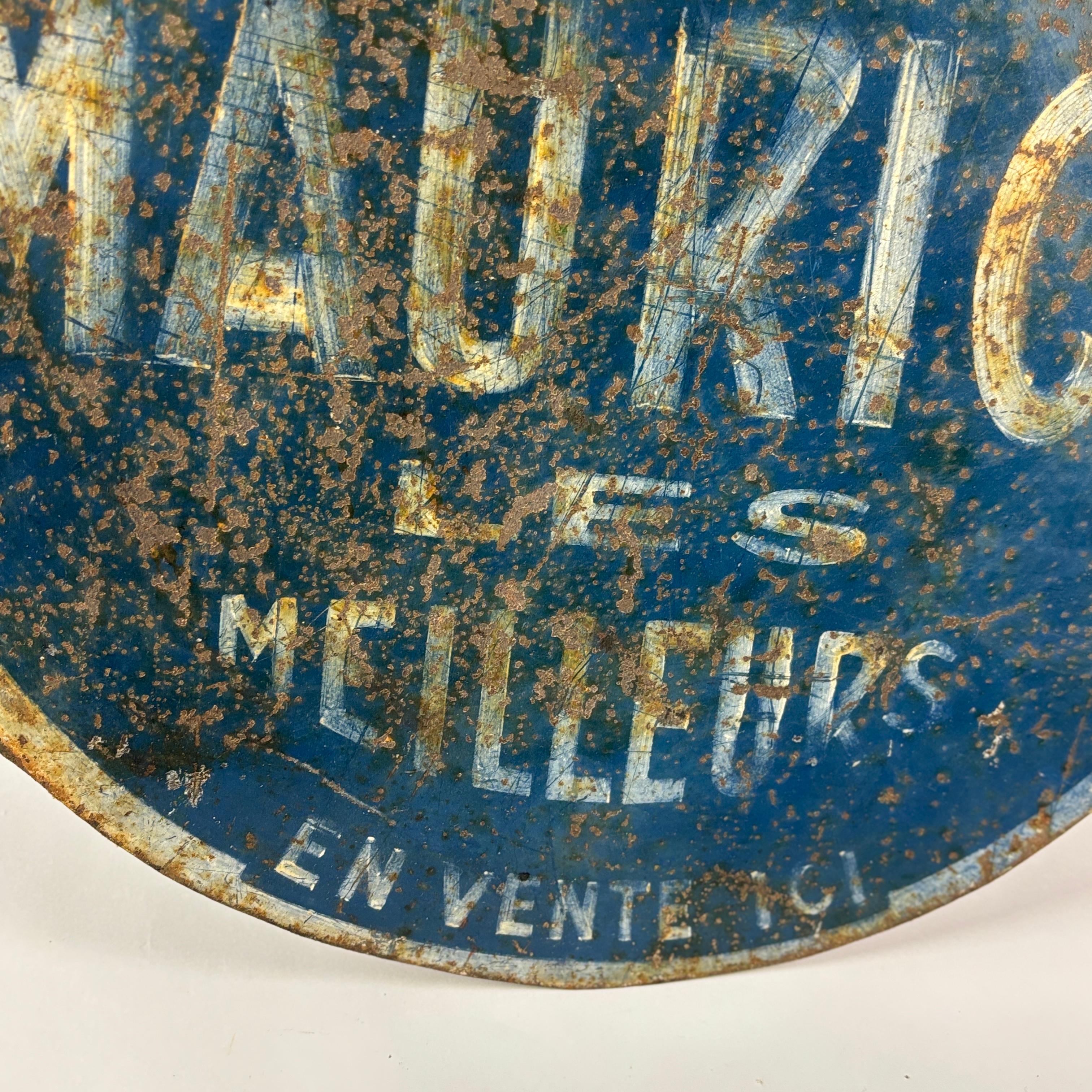 Sheet Metal Early 20th Century Original Painted 