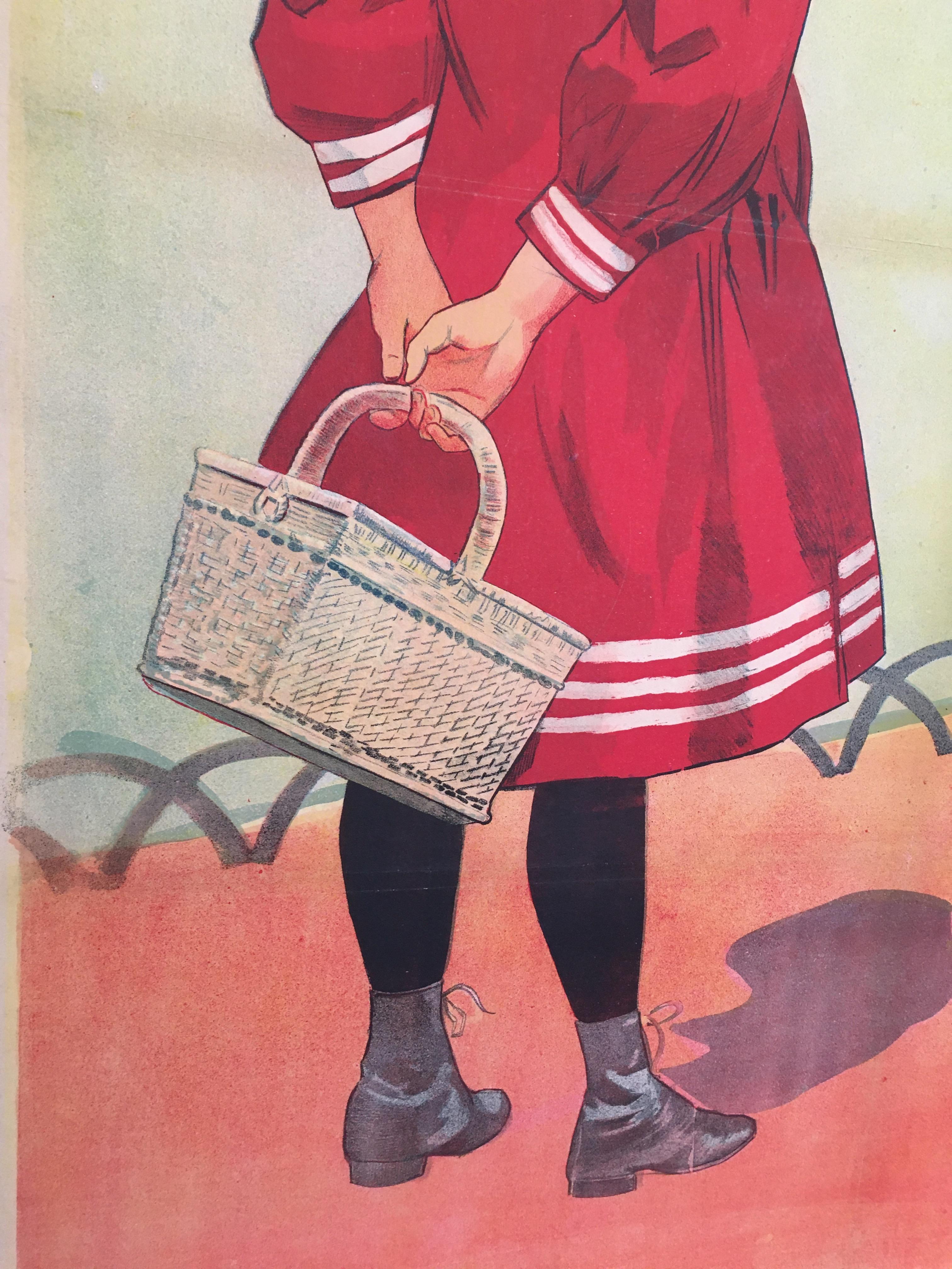 Französisches Original-Vintage-Poster von Firmin Bouisset, frühes 20. Jahrhundert im Zustand „Gut“ im Angebot in Melbourne, Victoria