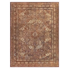 Early 20th Century Oushak Handmade Wool Rug