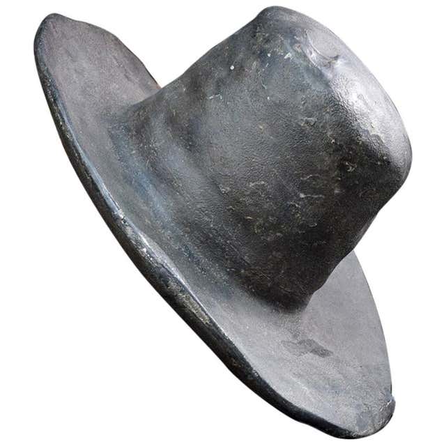 Mathal Hat Early 20th Century Oversized Metal Hat Makers Trade Sign at 1stDibs ...