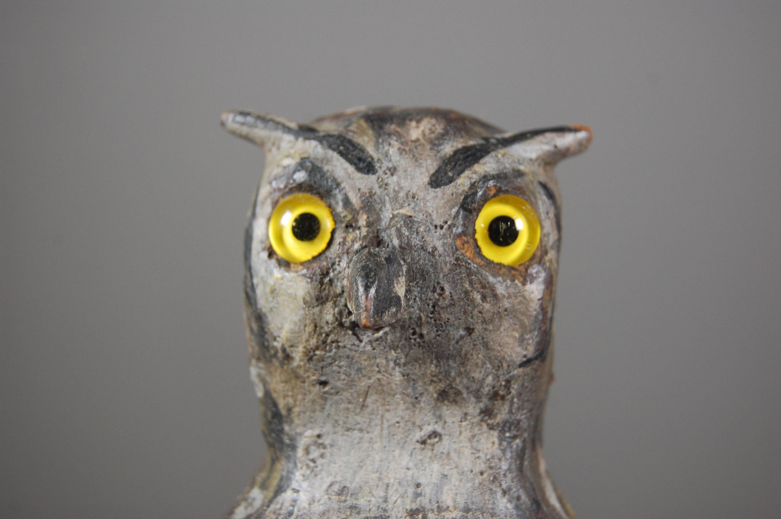 Early 20th Century Owl or Lark Decoy 5