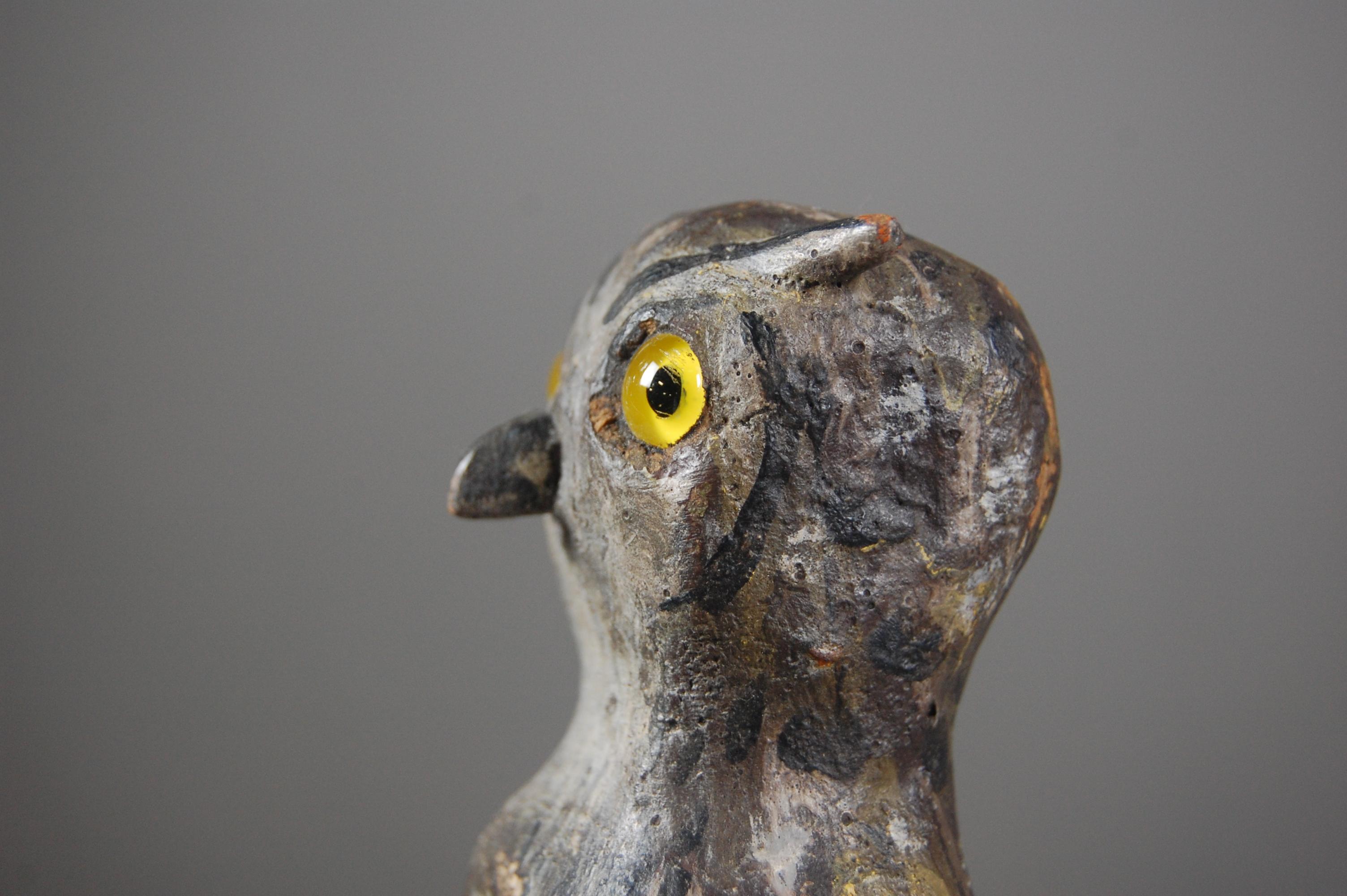 Early 20th Century Owl or Lark Decoy 7