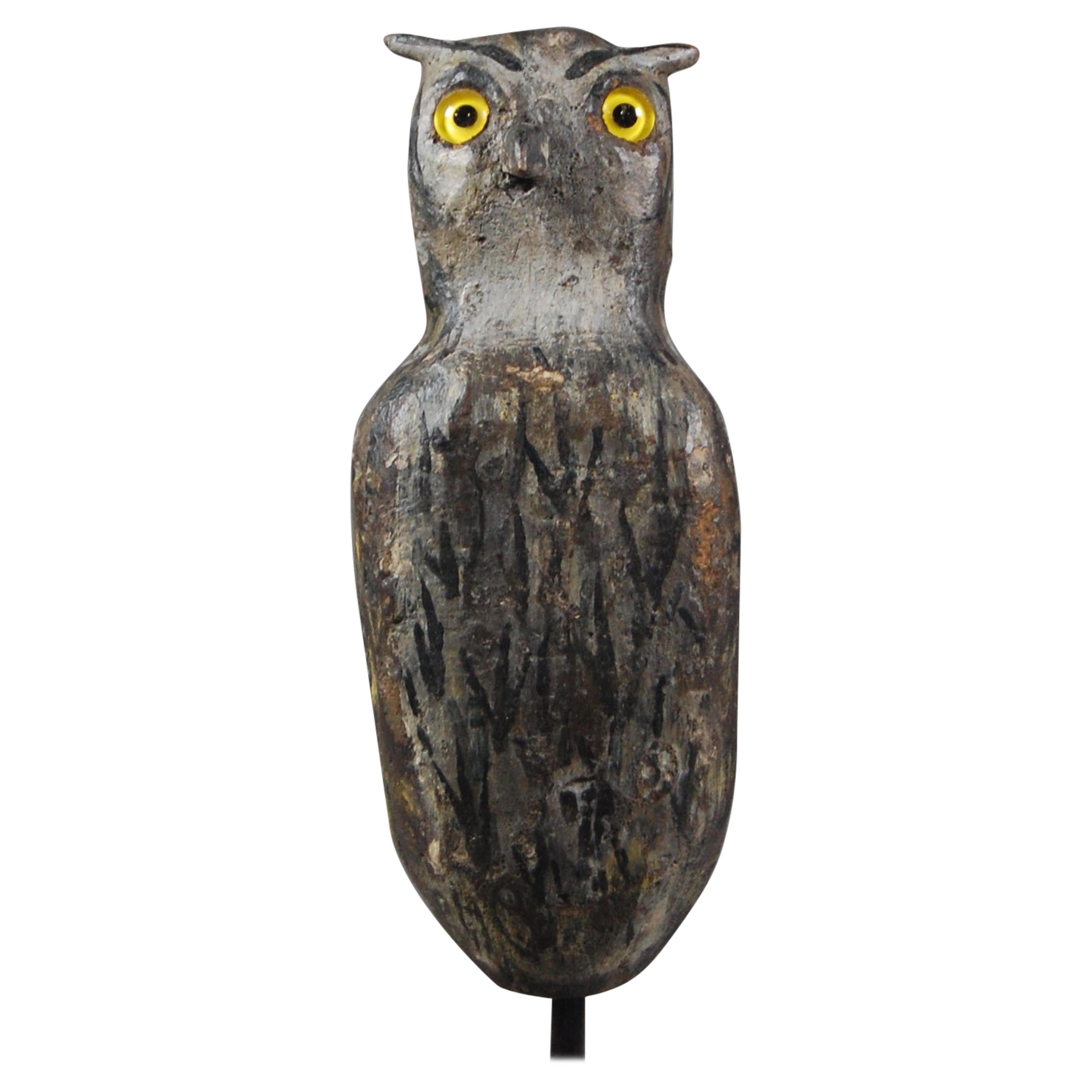 Early 20th Century Owl or Lark Decoy