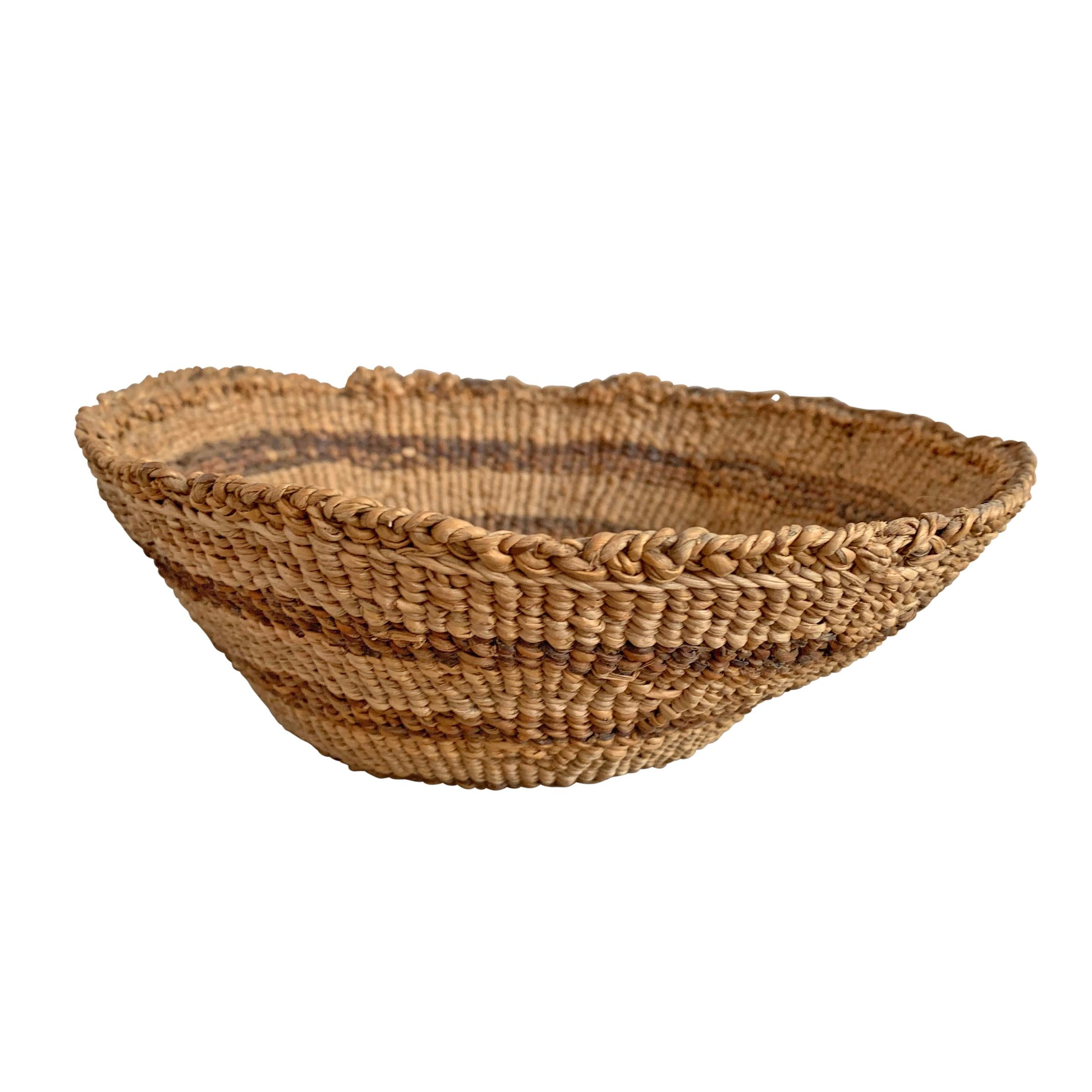 Early 20th Century Pacific NW Native American Basket 1