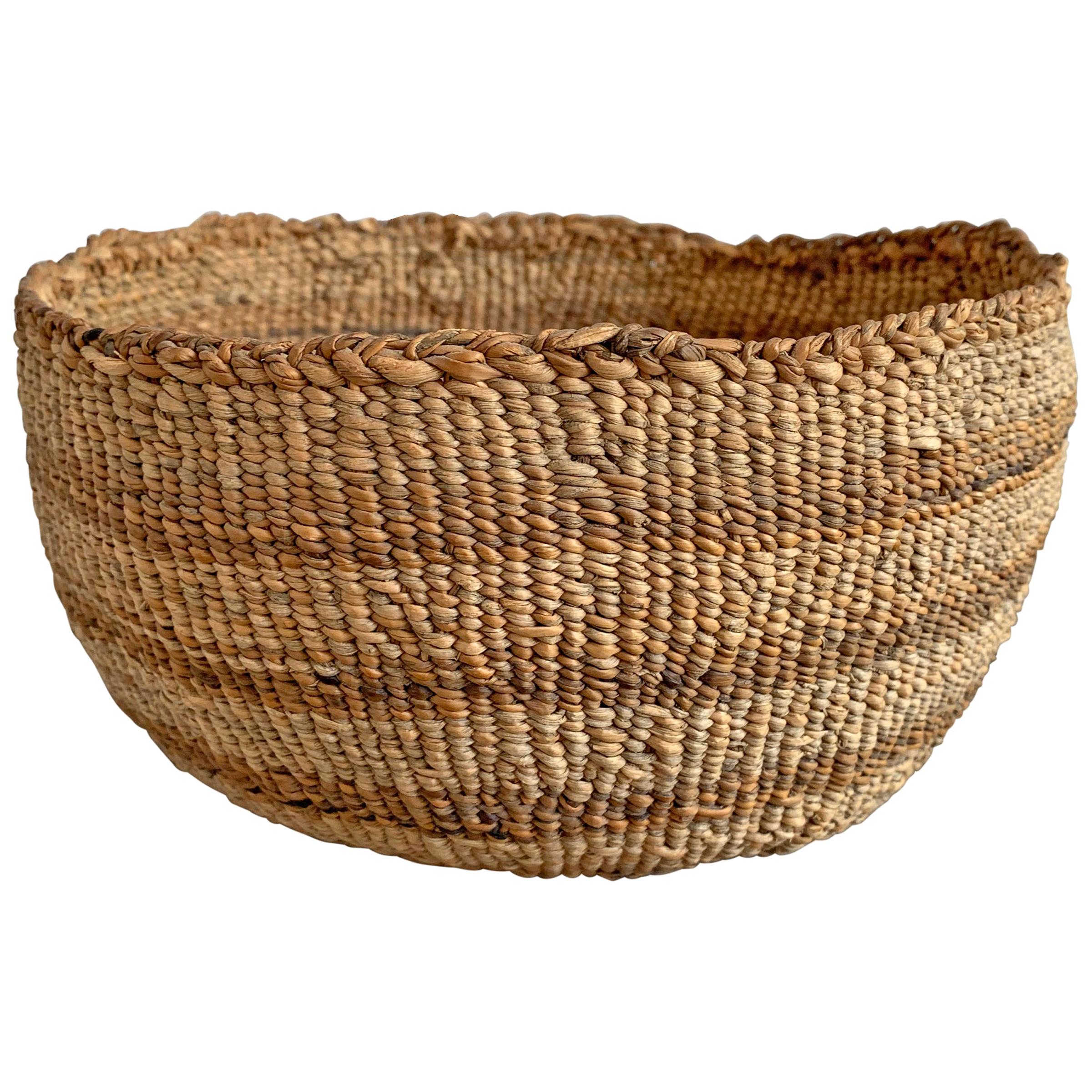 Early 20th Century Pacific NW Native American Basket