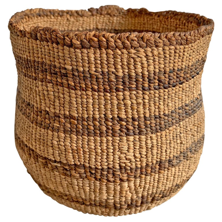 Early 20th Century Pacific NW Native American Basket at 1stDibs