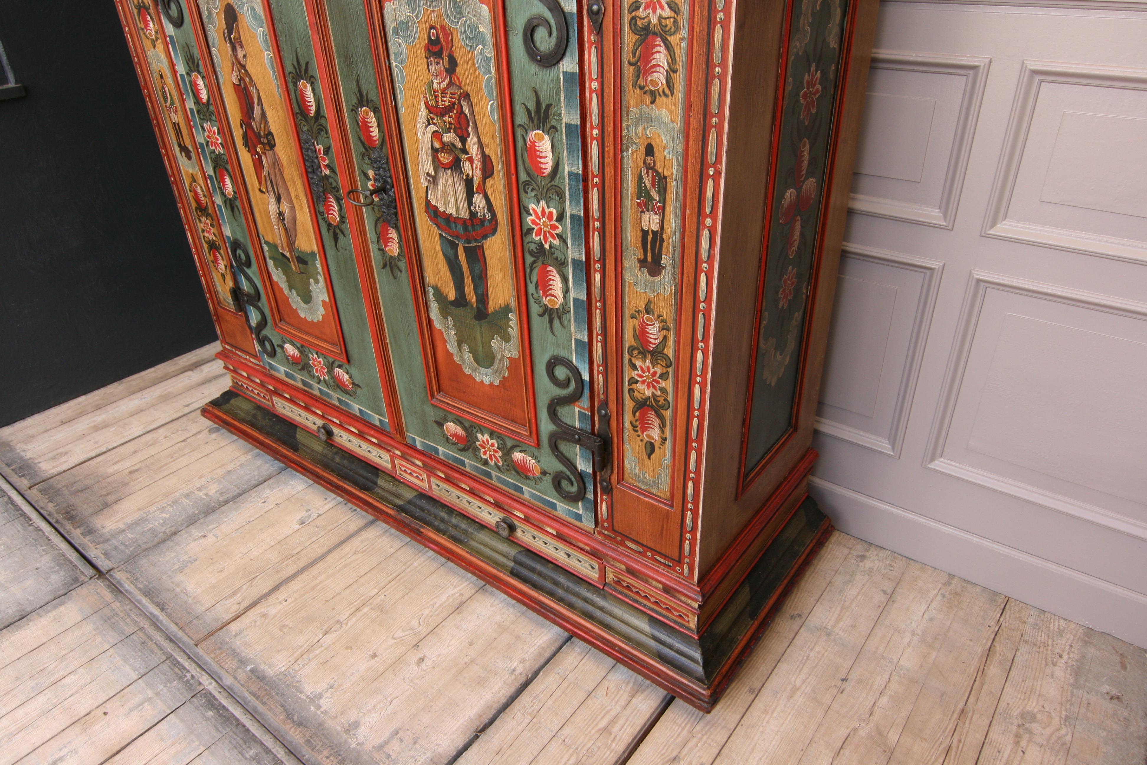 Early 20th Century Painted Armoire 6
