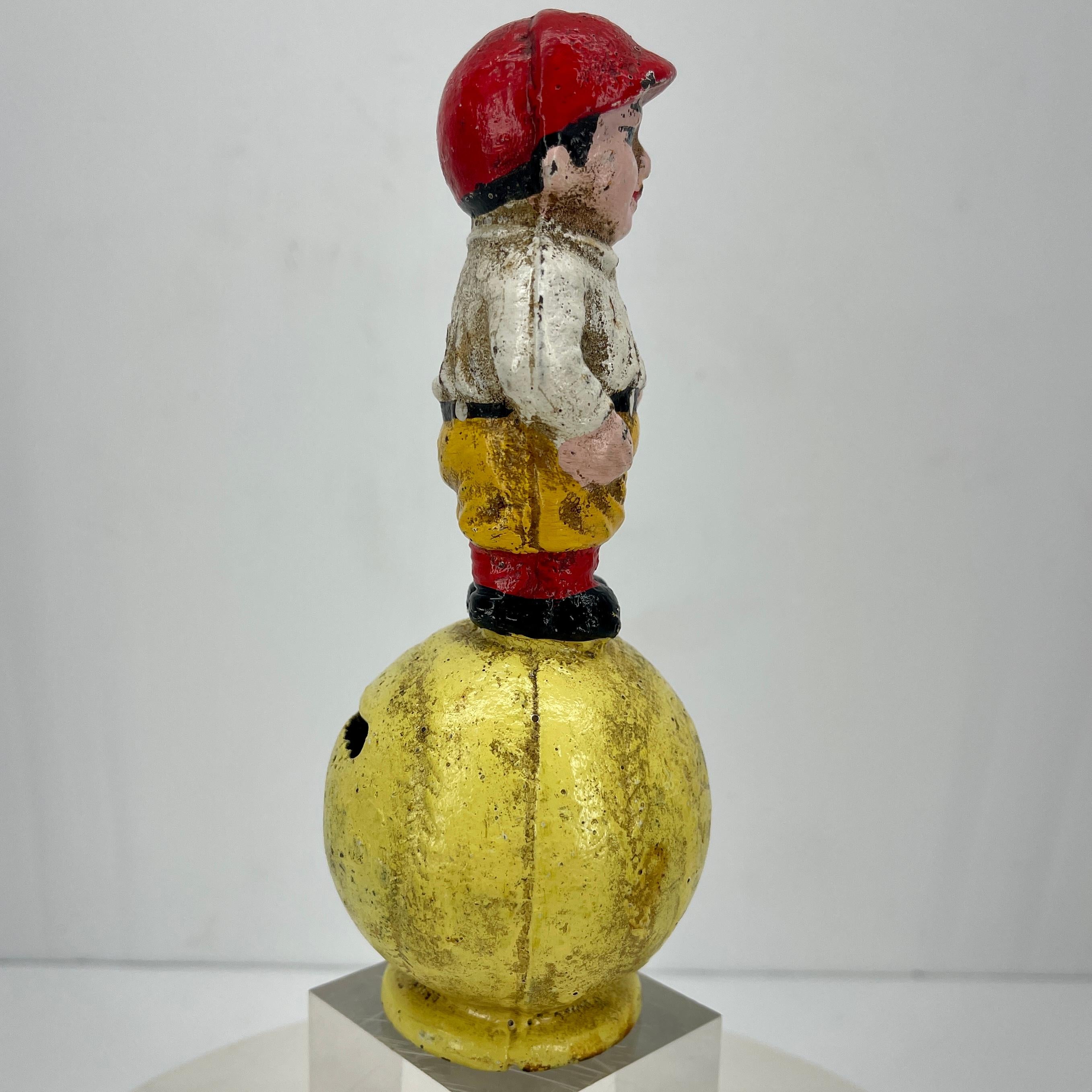 cast iron bank black man