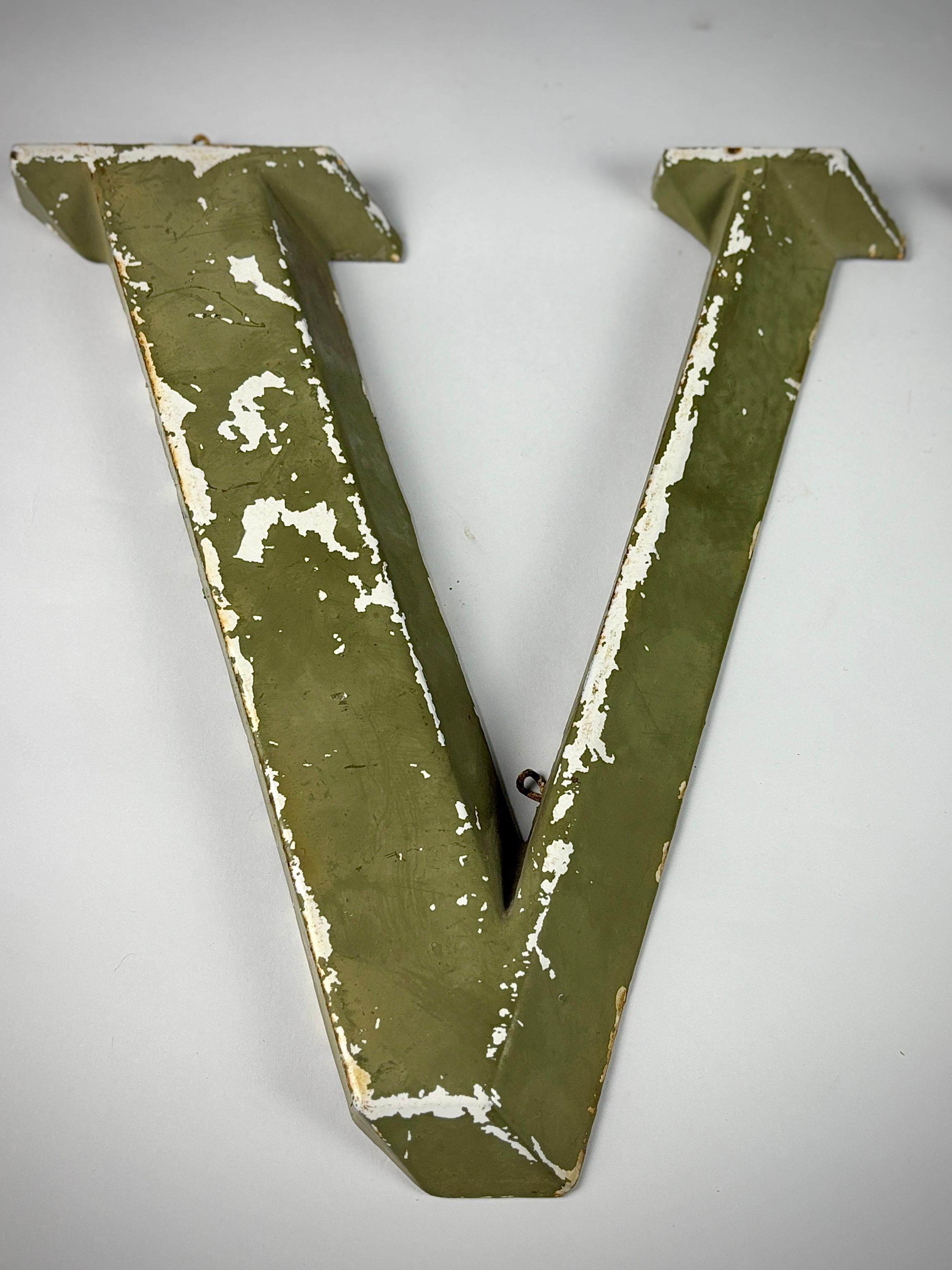 Early 20th Century Painted Cast Iron French Winemakers Sign 
