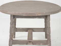 Early 20th Century Painted Grey Low Table