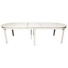 Early 20th Century Painted Gustavian Style Extension Table