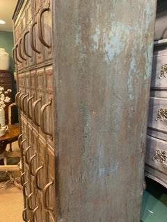 Early 20th Century Painted Metal Card Catalog