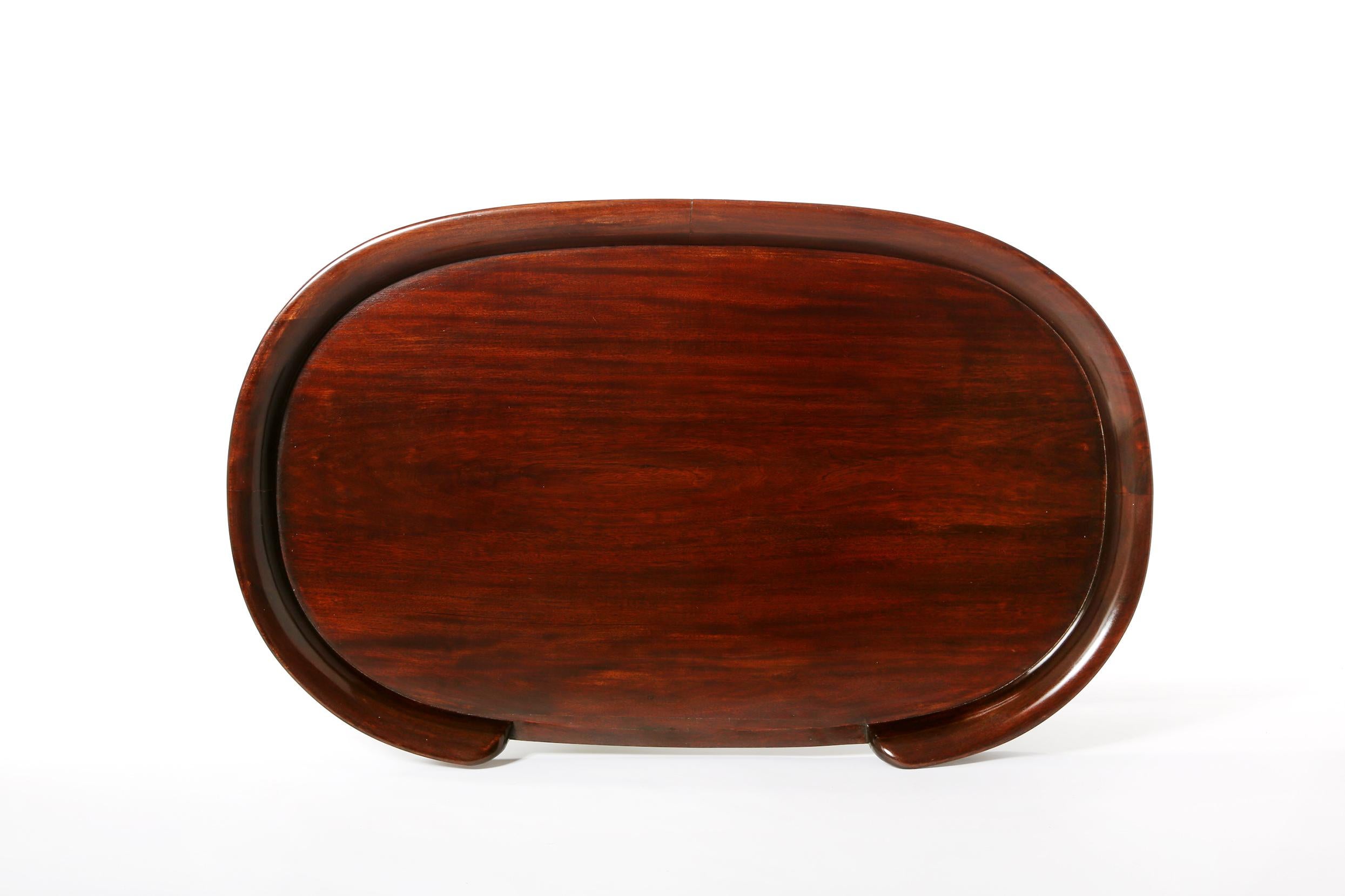 Early 20th Century Pair Mahogany Wood Side Table 3