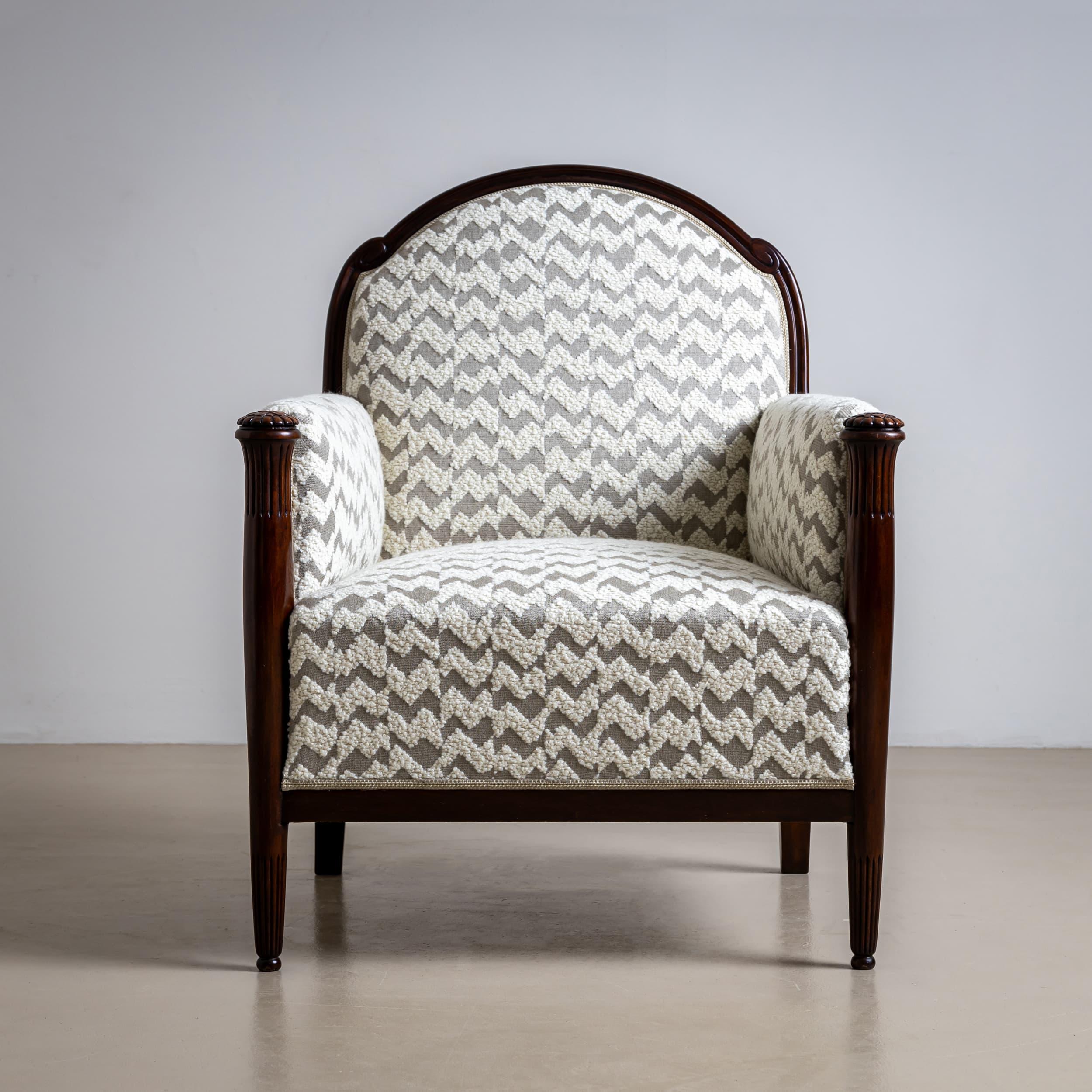 Pareja de sillones Art Decó de principios del siglo XX, Francia en venta 1