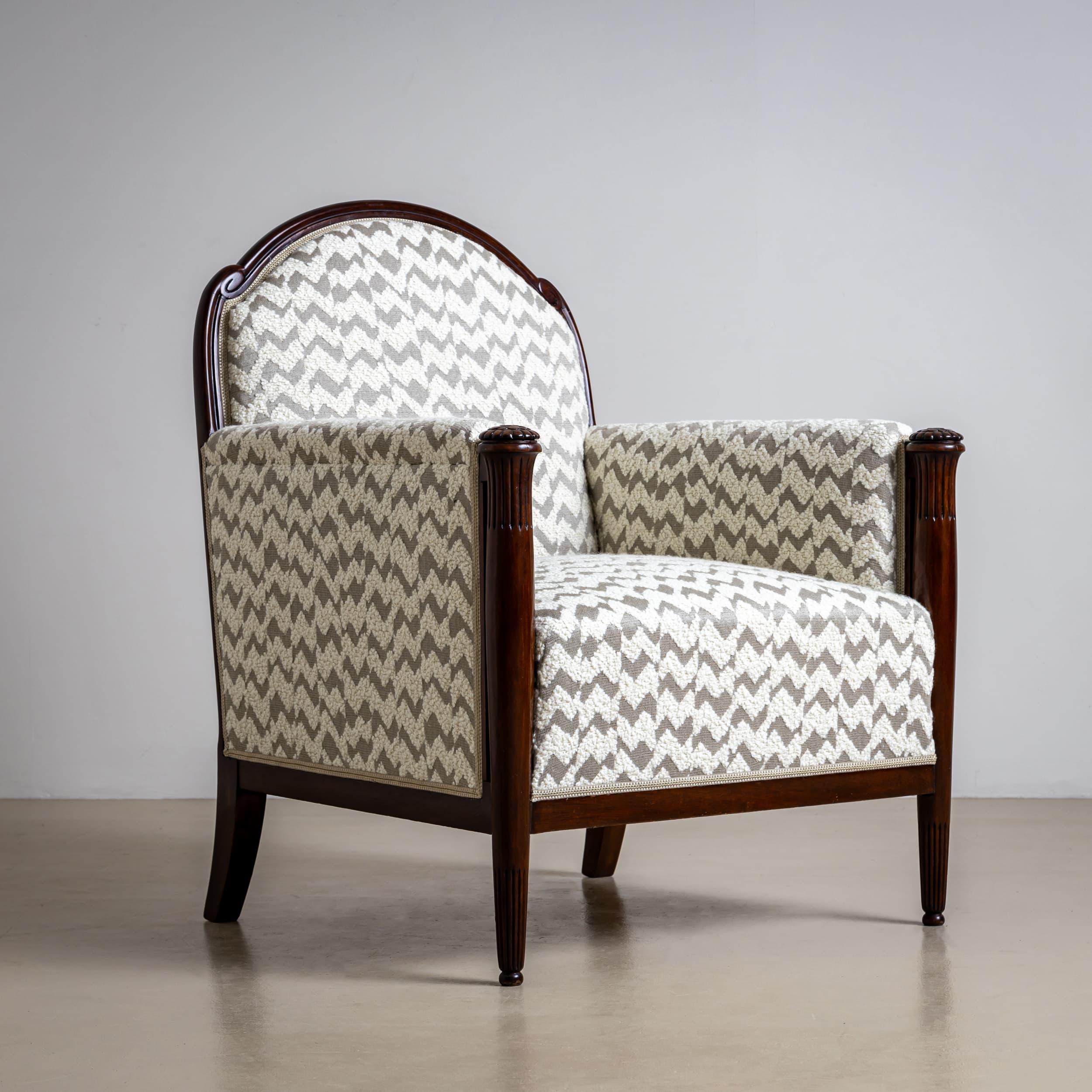 Pareja de sillones Art Decó de principios del siglo XX, Francia en venta 3
