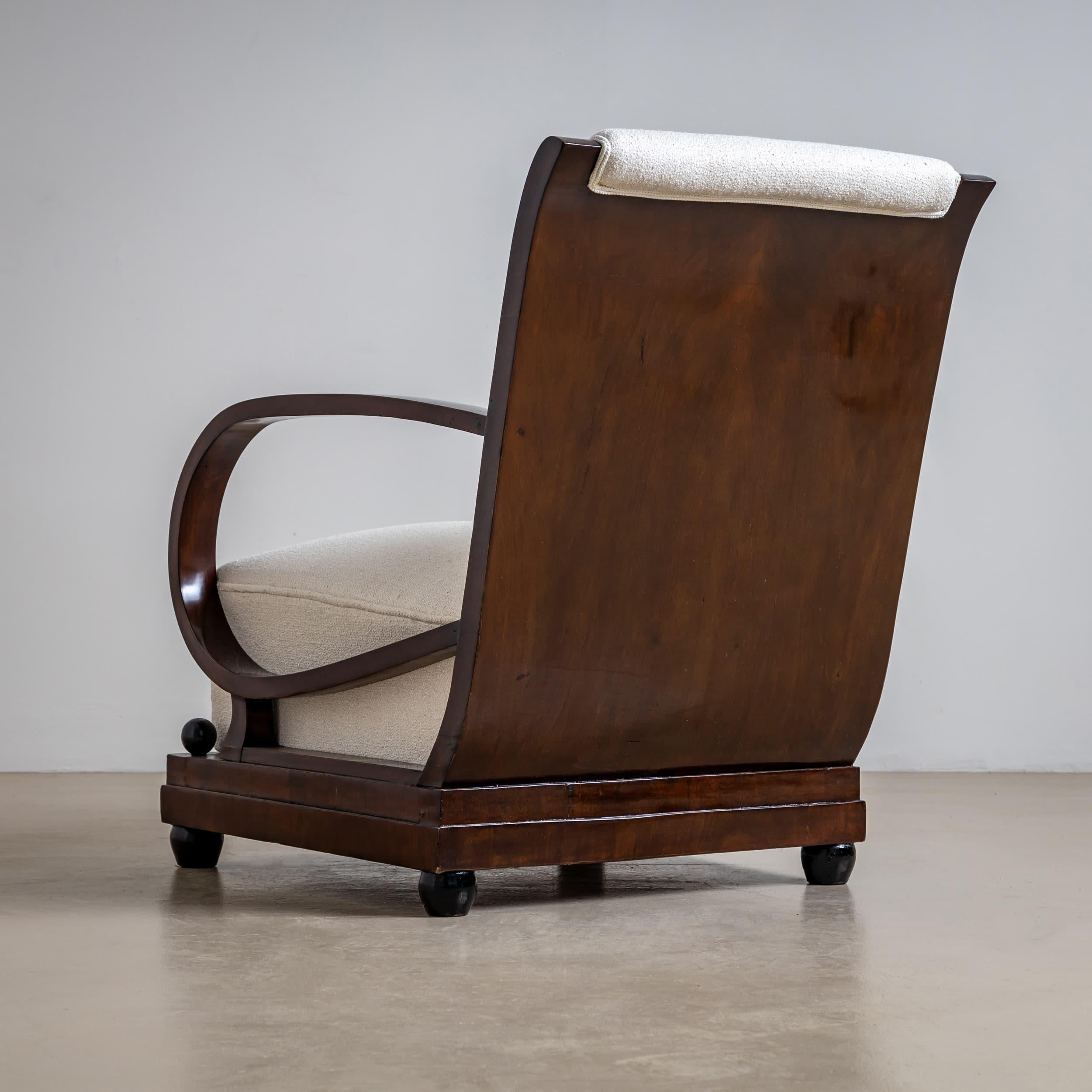 Début du 20e siècle Paire de fauteuils Art Déco, Italie en vente 6
