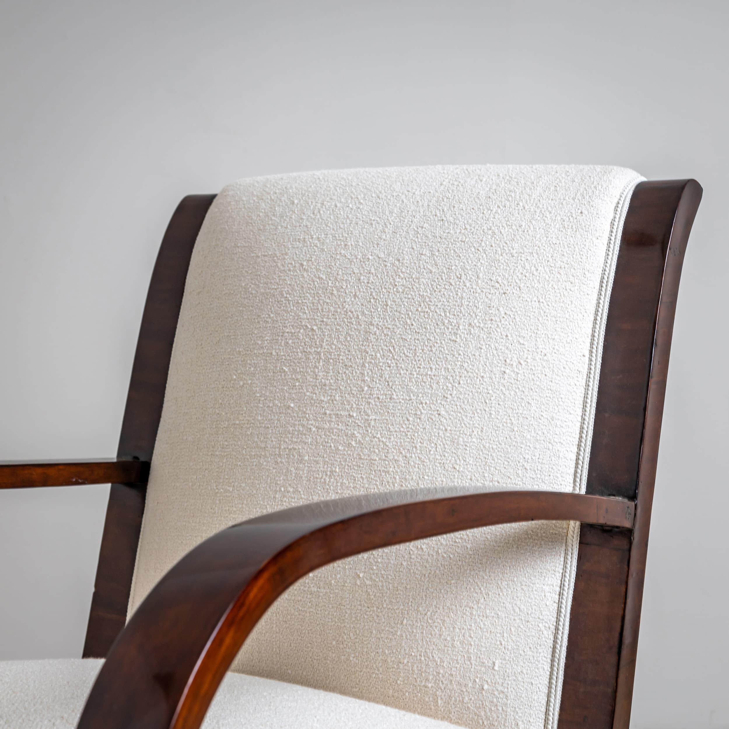 20ième siècle Début du 20e siècle Paire de fauteuils Art Déco, Italie en vente