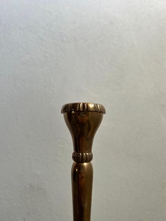 Early 20th Century Pair of Arts and Crafts Bronze Candle Holders, Mogens Ballin