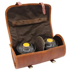 Early 20th Century Pair of English Lawn Bowls