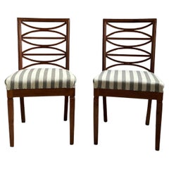 Antique Early 20th century Pair of Johan Rohde Mahogany Chairs, ca. 1900