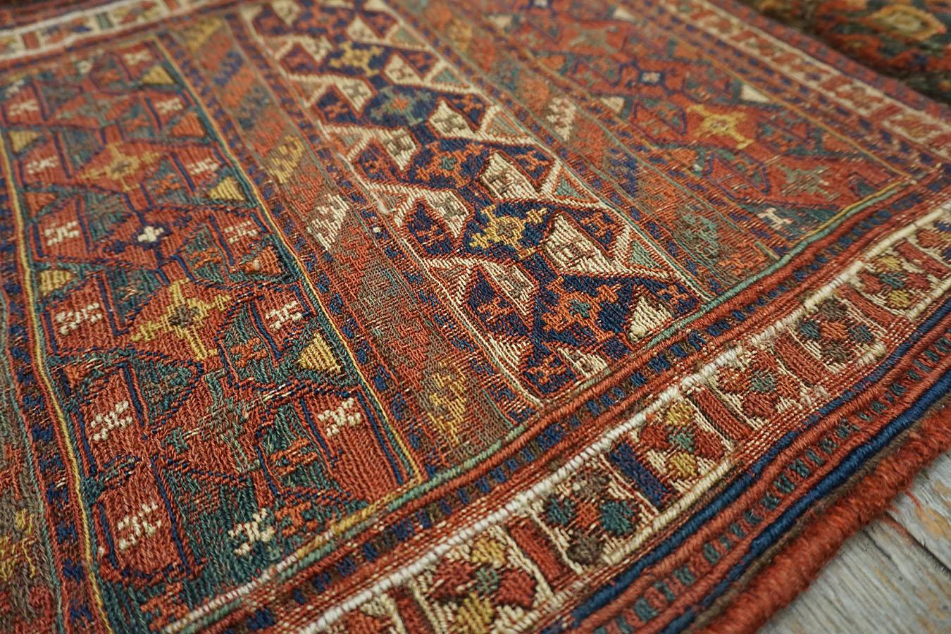 Early 20th Century Pair of Persian Sumak Carpets ( 1'8