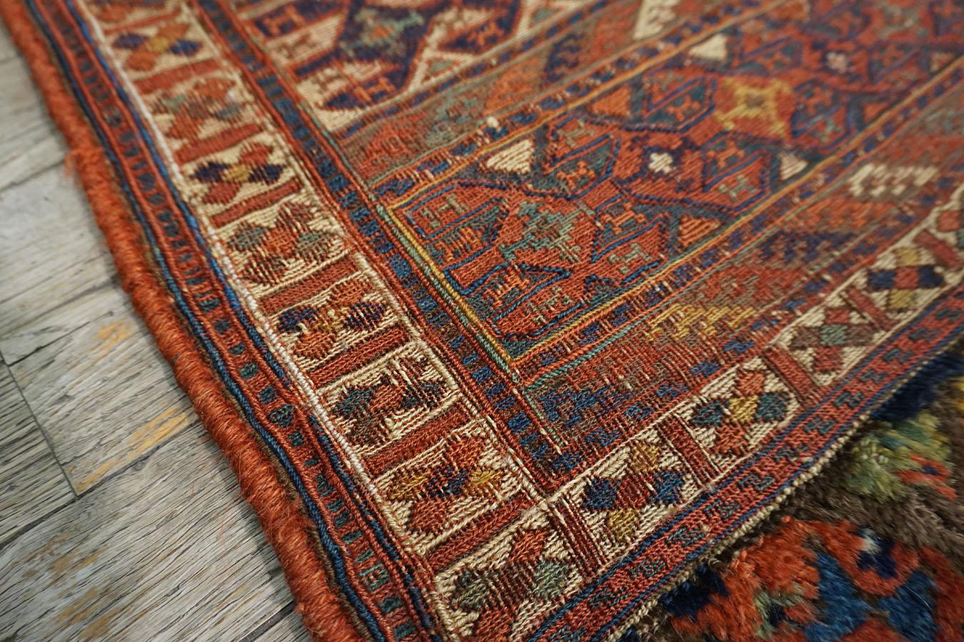 Wool Early 20th Century Pair of Persian Sumak Carpets ( 1'8
