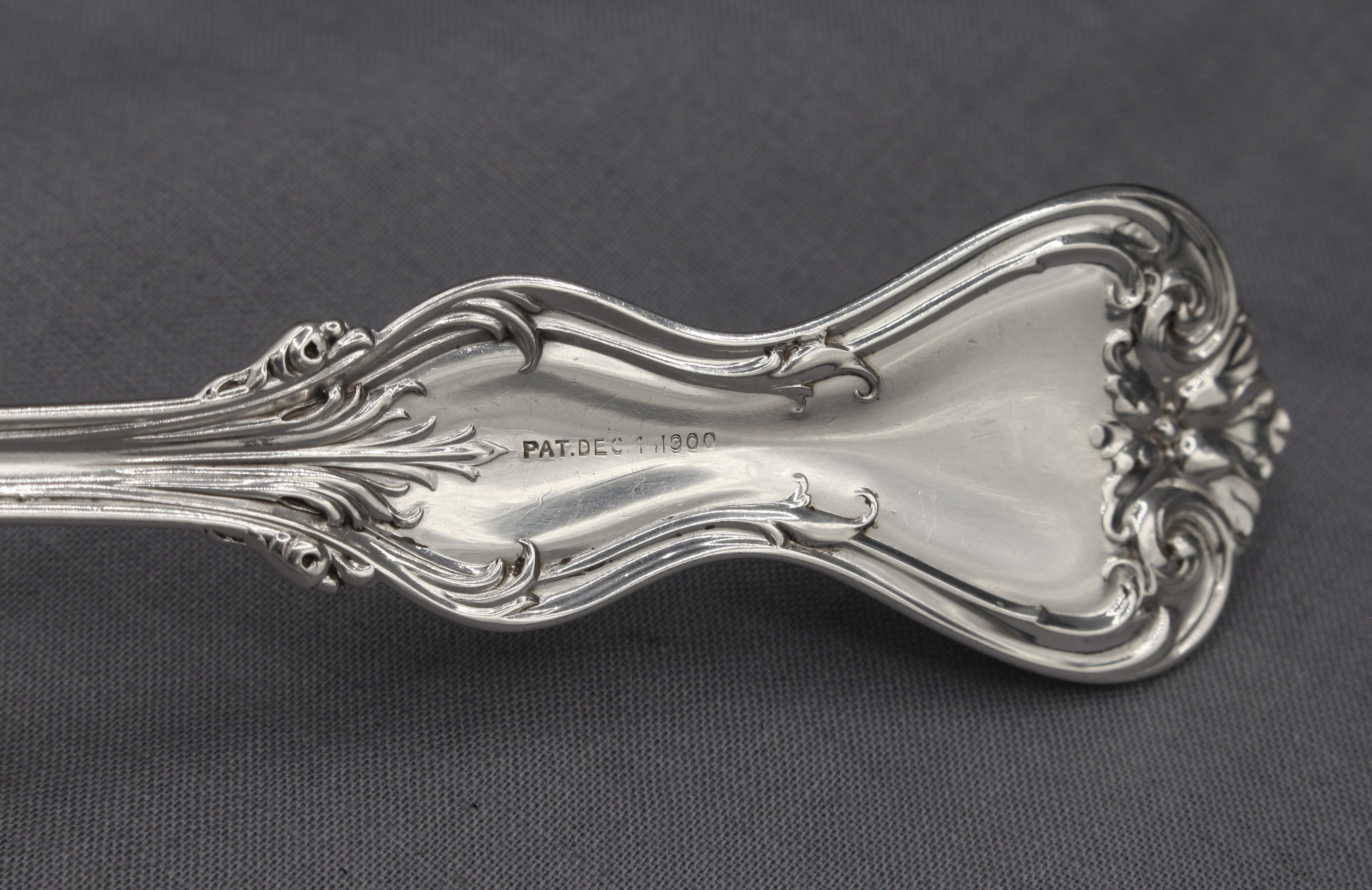 Early 20th Century Pair of Sterling Tablespoons by Gorham In Good Condition For Sale In Chapel Hill, NC