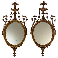 Early 20th Century Pair of Victorian Style Mirrors