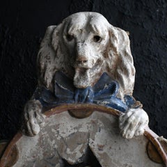 Passe-Boule-Zielscheibe aus Pappmaché aus dem frühen 20.