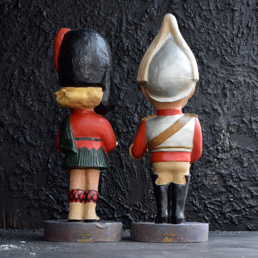 Hand-Crafted Early 20th Century Papier Mâché Pytram Ltd English Advertising Figures