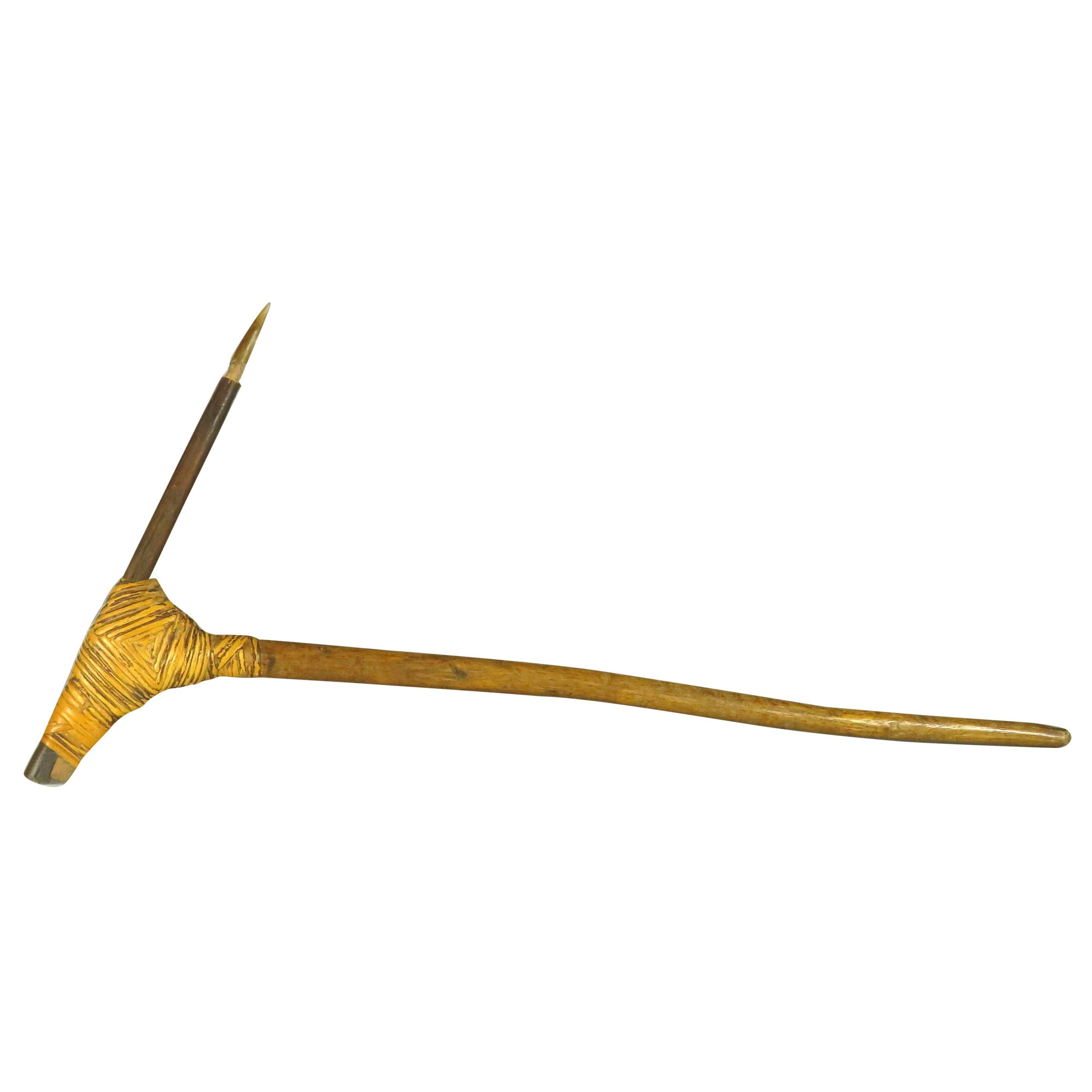 Early 20th Century Papua New Guinea Fighting Pick, Lowland Rainforest