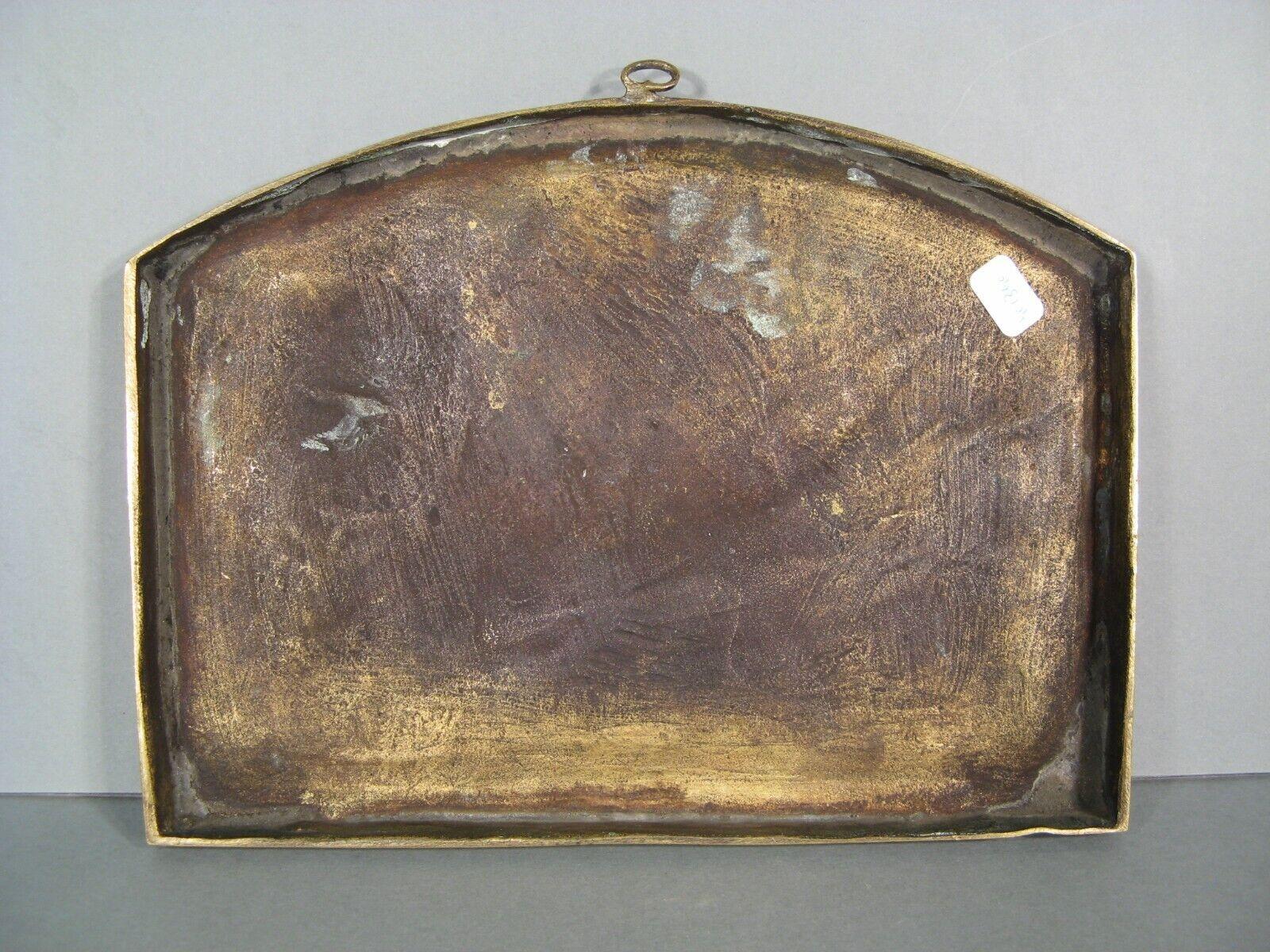 Début du 20ème siècle Bas-Relief en bronze patiné 