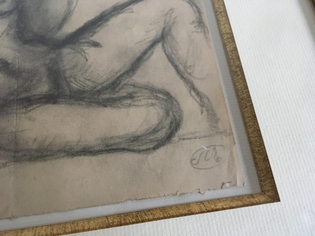 Early 20th Century Pencil Sketch by Aristide Maillol In Good Condition In London, London