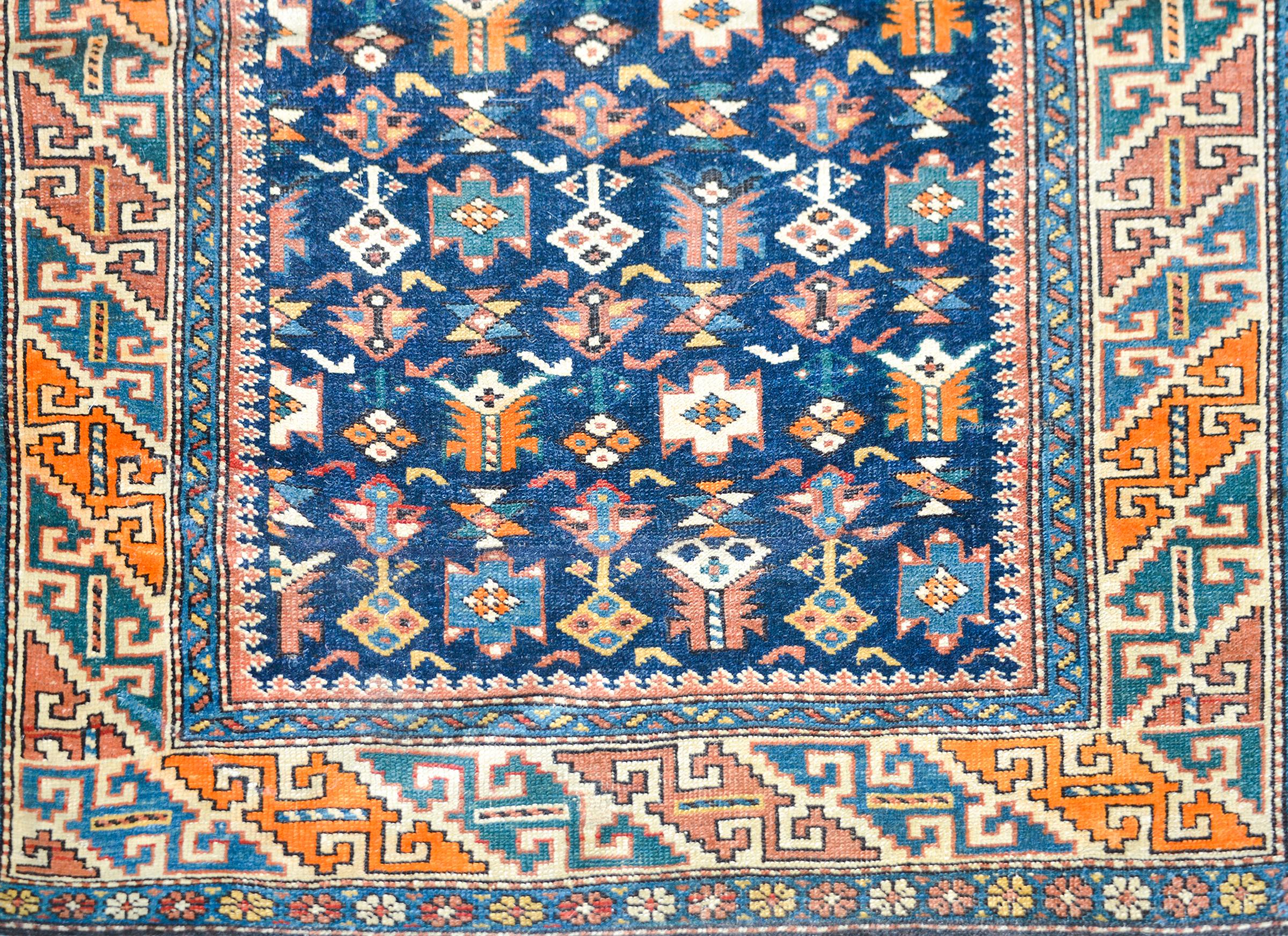 Hand-Knotted Early 20th Century Perepedil Rug For Sale