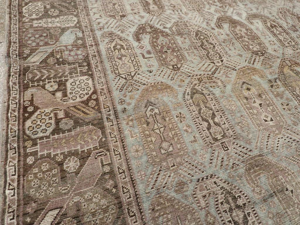 Alfombra de acento persa Afshar de principios del siglo XX Tribal en venta