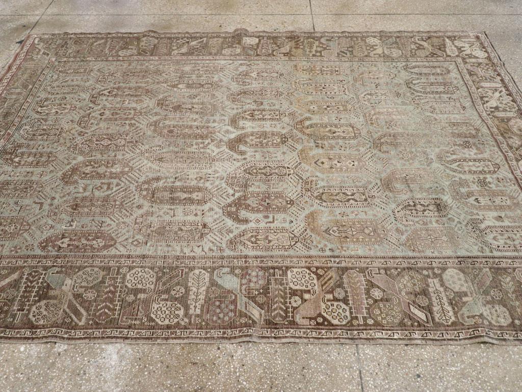 Alfombra de acento persa Afshar de principios del siglo XX Persa en venta