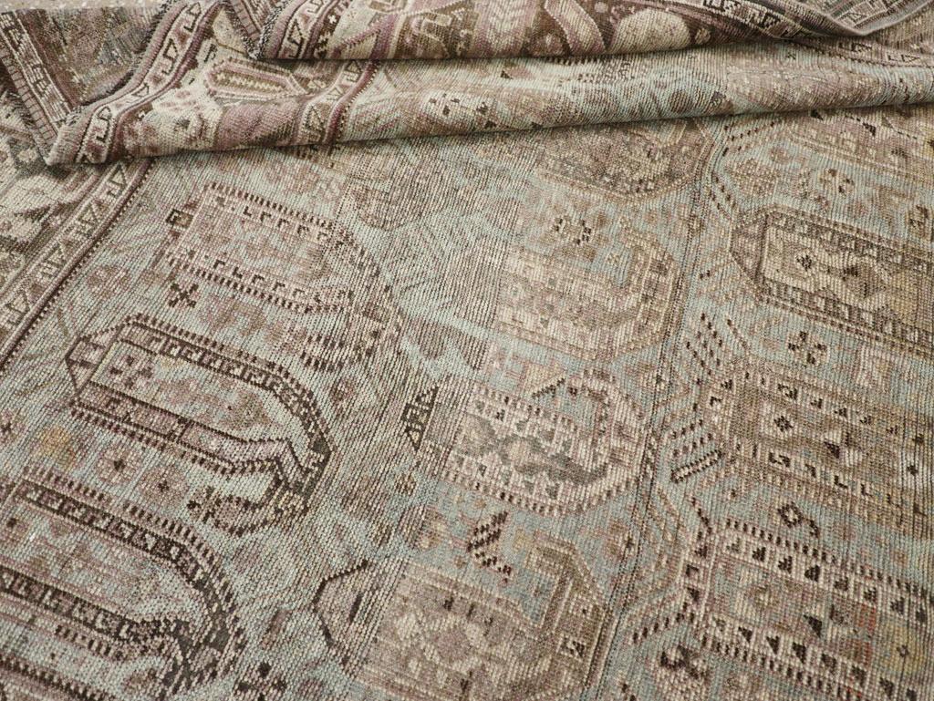 Alfombra de acento persa Afshar de principios del siglo XX en venta 1