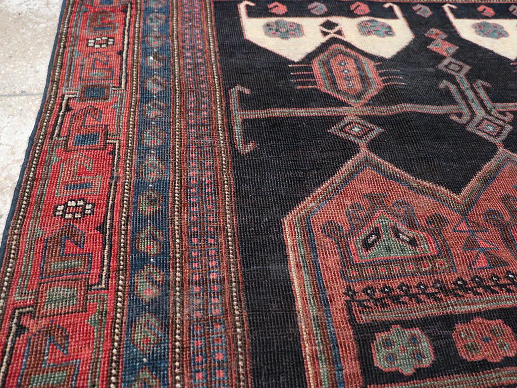 Tribal Early 20th Century Persian Afshar Accent Rug For Sale