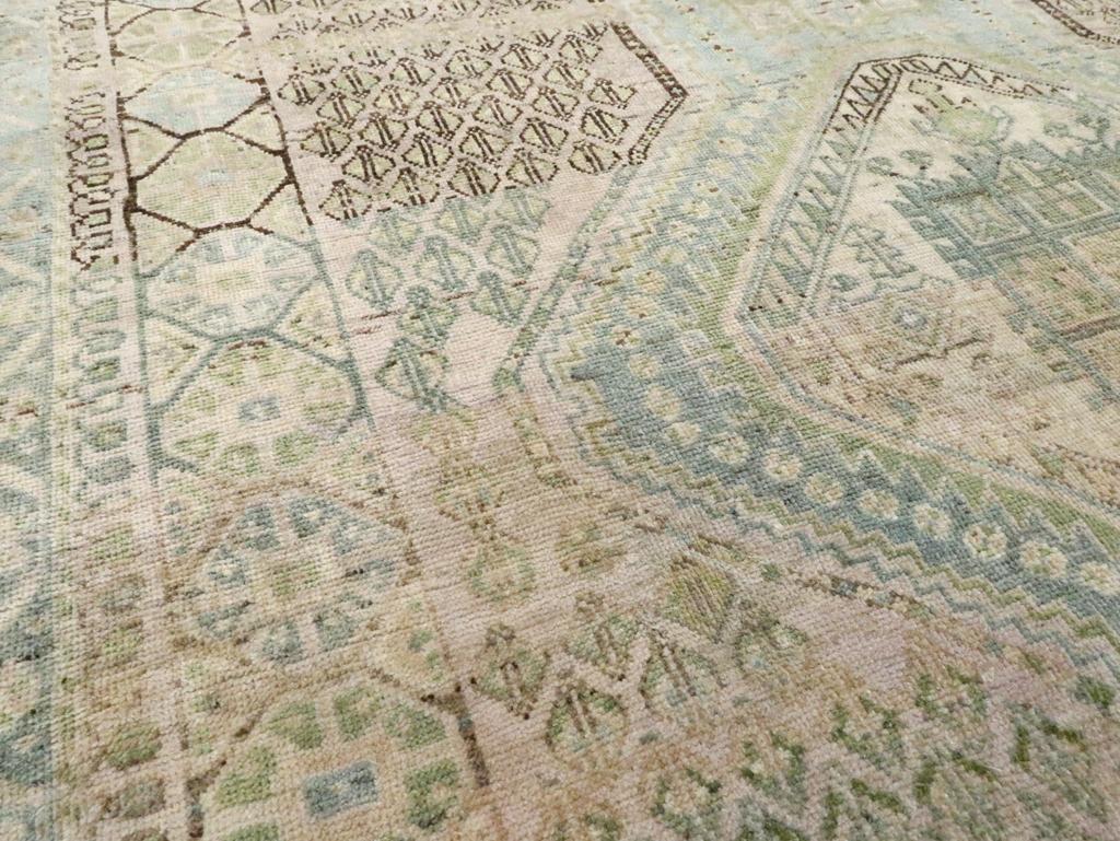 Tribale Early 20th Century Persian Afshar Accent Rug in vendita