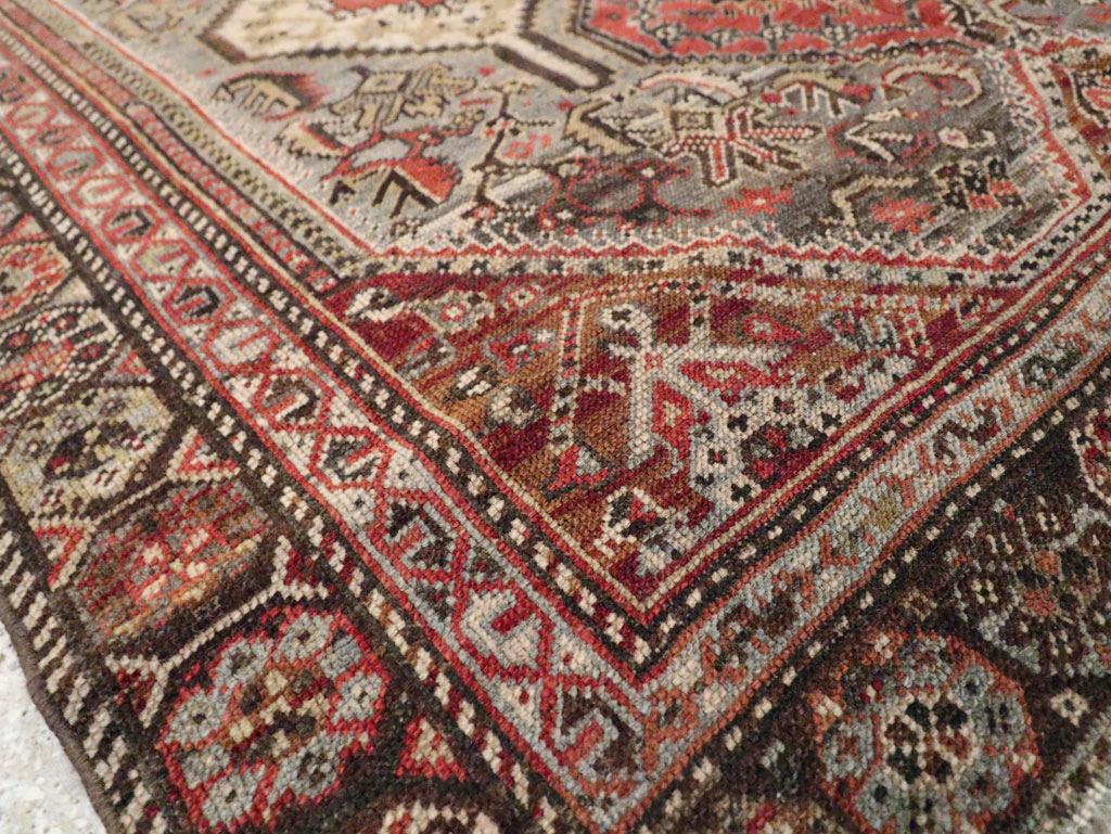 Early 20th Century Persian Afshar Accent Rug In condizioni ottime in vendita a New York, NY
