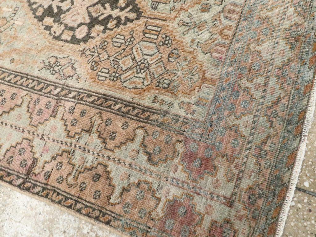 Wool Early 20th Century Persian Afshar Accent Rug For Sale