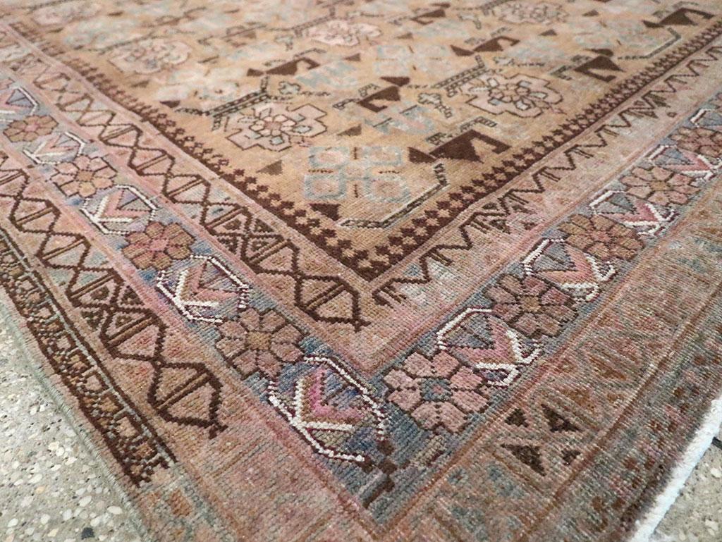 Early 20th Century Persian Afshar Accent Rug en Excelente estado para la venta en New York, NY