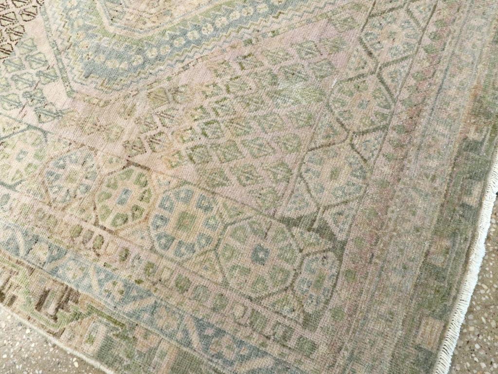 Early 20th Century Persian Afshar Accent Rug In condizioni ottime in vendita a New York, NY