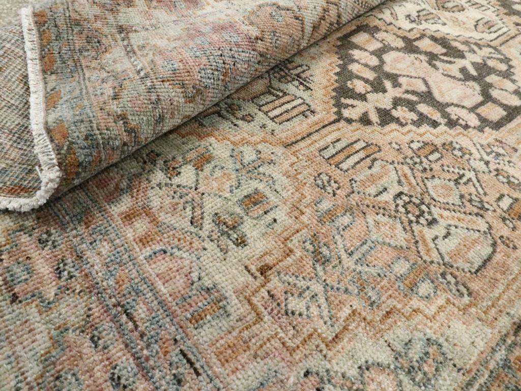 Early 20th Century Persian Afshar Accent Rug For Sale 1