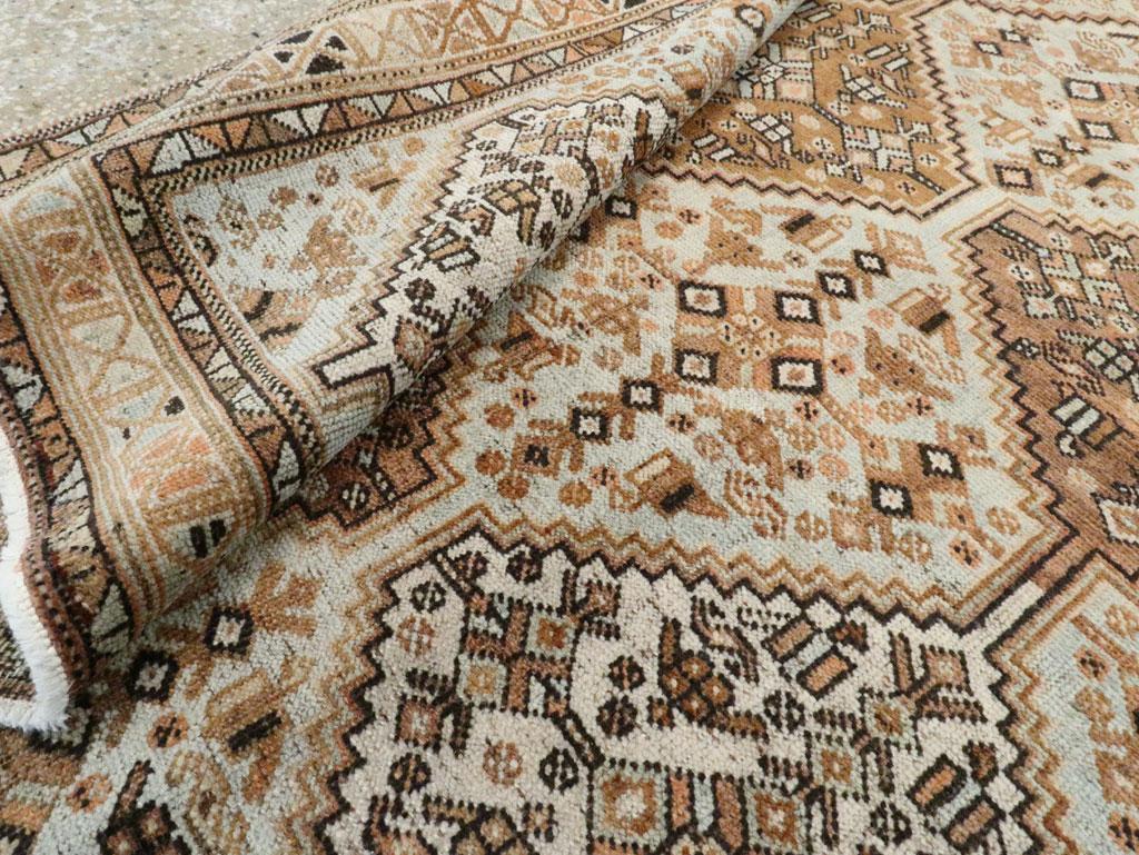 XX secolo Early 20th Century Persian Afshar Accent Rug in vendita