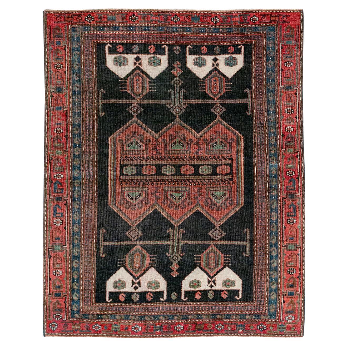 Early 20th Century Persian Afshar Accent Rug