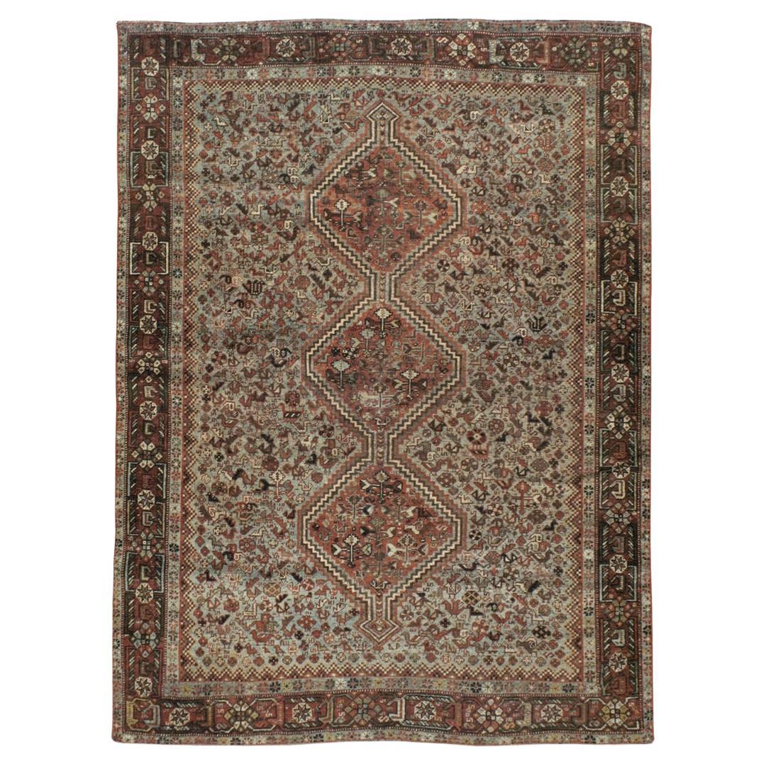 Early 20th Century Persian Afshar Accent Rug