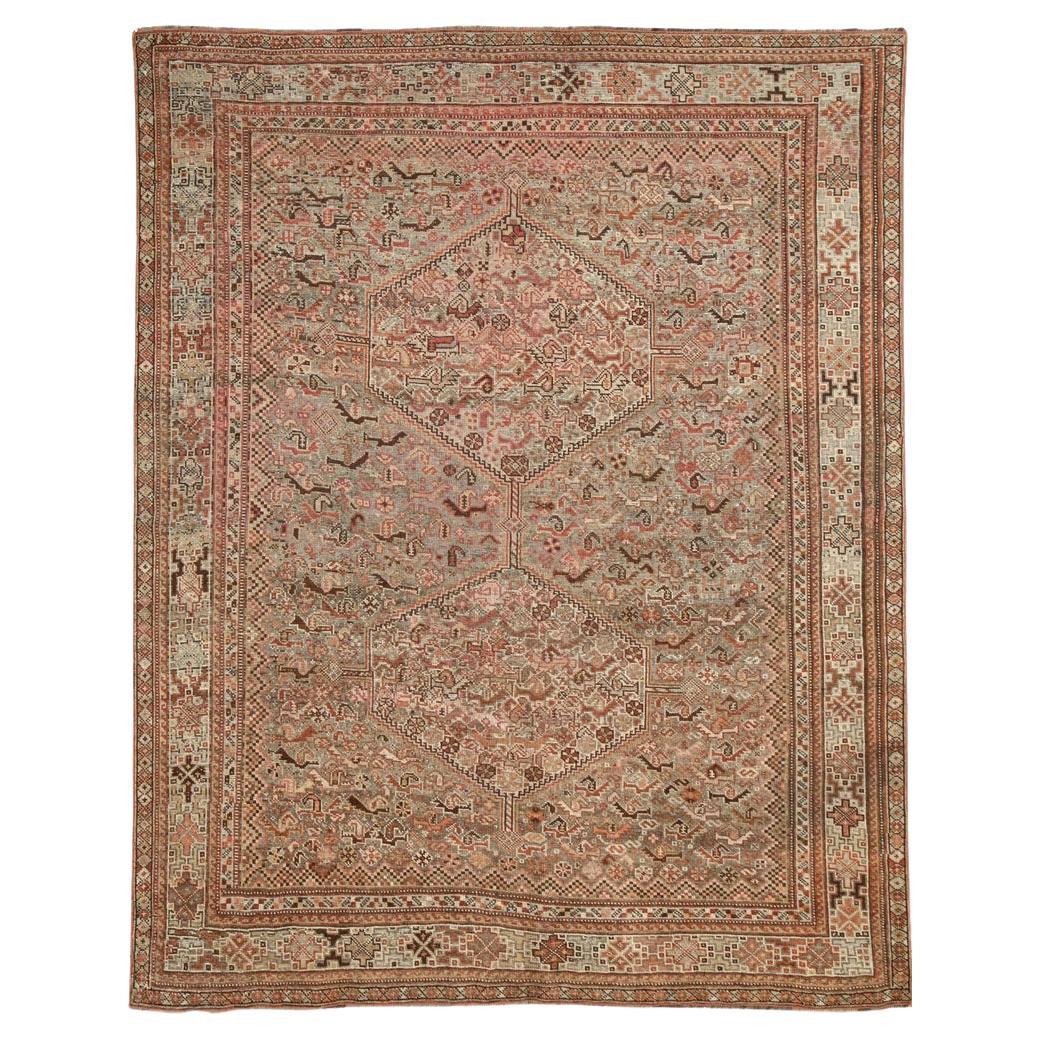 Tapis d'appoint persan Afshar du début du XXe siècle